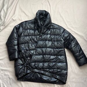 Universal Standard Kanda Wrap Puffer Jacket Black Size S (US 14–16)